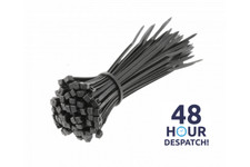 Cable Ties Black 100/140/200/250/300mm Nylon Zip Tie Wraps Strong Various Sizes