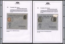 Belgium Aviation - Balloon Flight on Collector Page Y597