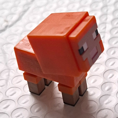 Block style sheep figurine - block-style,