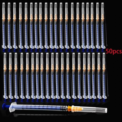 100pcs with cap needle - 10-50-100pcs,