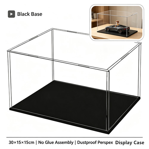 Perspex clear acrylic display - perspex,