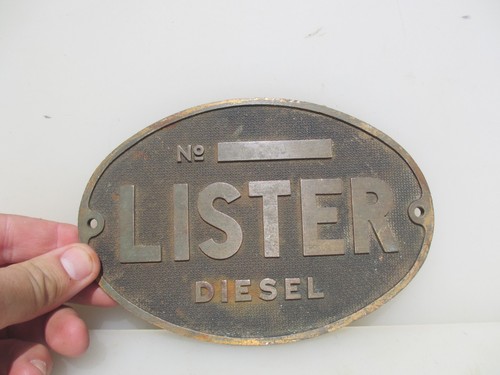 Lister diesel engine brass - engine,