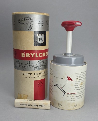Vintage brylcreem glass - vintage,