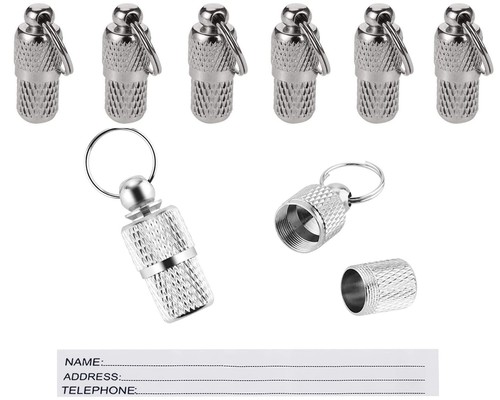 Pets barrel tube tag - id, pets,