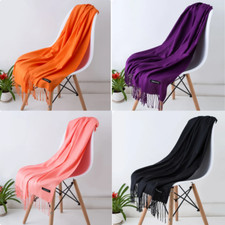 Cashmere Scarf Wool Blend Shawl Ladies Soft Large  Warm Luxury Wrap Scarves