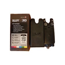 Delkim TXi D Purple Carp Alarm, Hard Case, Box and paperwork