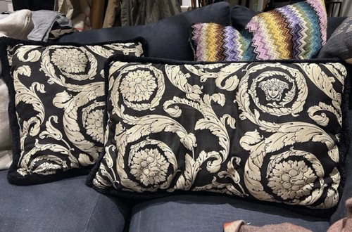 Versace silk pillows - pillows, x2