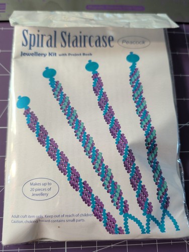 Totally beads peacock spiral - peacock,