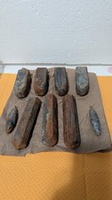 4 Vintage WOODY Deep Sea Fishing Lead Weights 3 unbranded all 3lbs & 2 8oz = 9