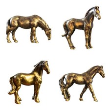 Alloy Horse Statue Miniature Decoration Garden Sculpture For Indoor Use