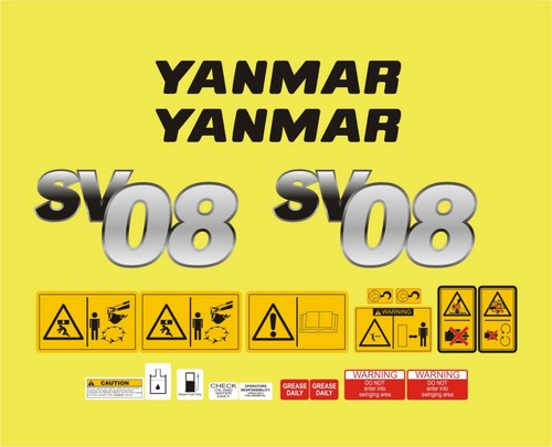 Yanmar sv08 2017 mini digger - yanmar,