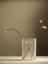 Muuto Ridge Vase Clear Frosted