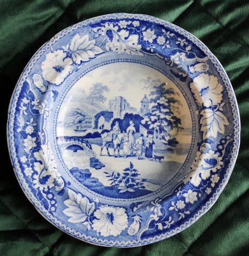 Antique english blue and white - antique,