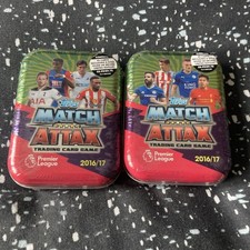 Match Attax 2016/17 2 x Sealed mini tins with exclusive limited edition 90 cards