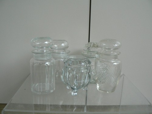 Vintage glass apothecary - vintage,