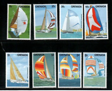 Grenada 1992 - Regattas Sail Boats - Set Of 8 Stamps - Scott #2129-36 - MNH