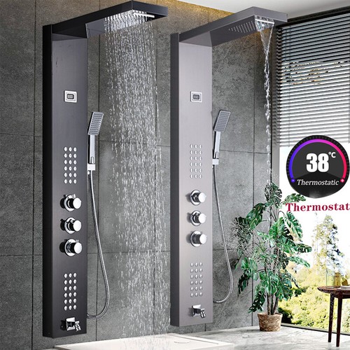 Thermostatic shower panel - thermostatic,
