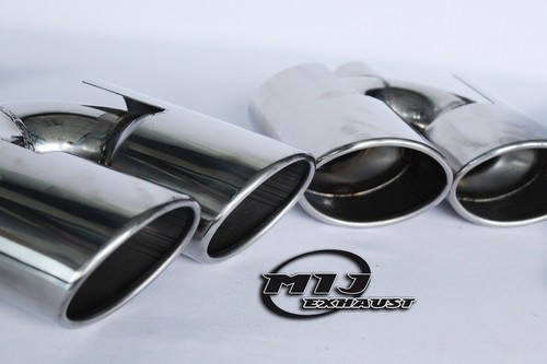 Pair twin oval exhaust - pair,