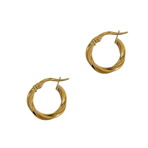 Pre owned 9ct gold - pre-owned, twist
