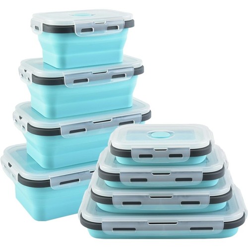 Foldable food silicone boxs - 4,