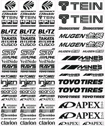 Drift stickers black decals - drift,