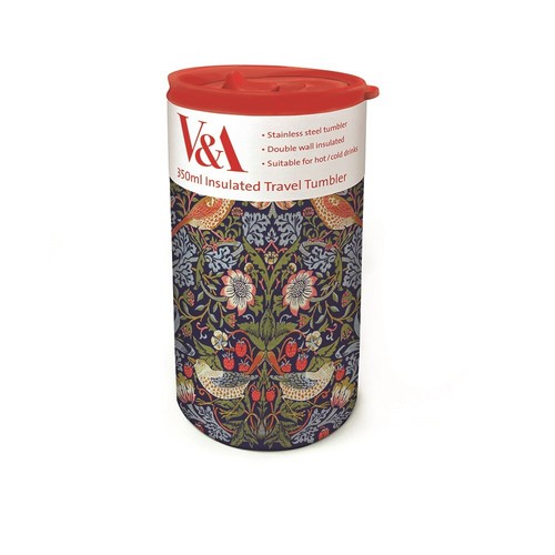 Strawberry thief travel mug - travel,