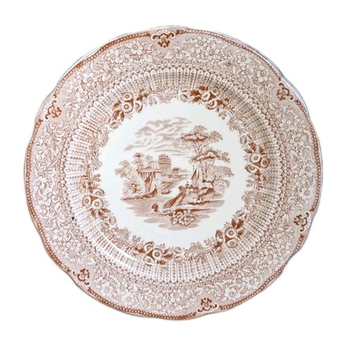 Ridgways grecian brown - grecian, white