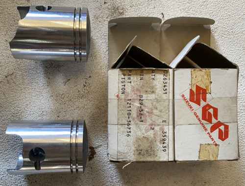 Suzuki gt125 pistons only - suzuki,
