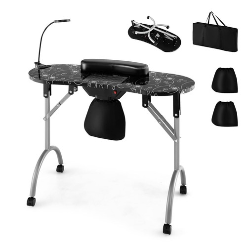 Folding nail table - table, with