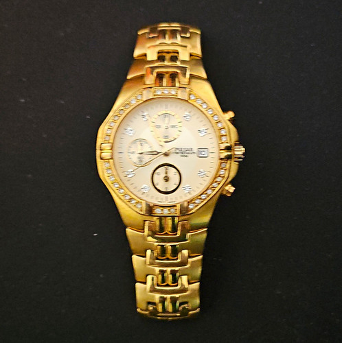 Pulsar men gold tone - pulsar,