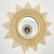 Bamboo sunburst wall - bamboo,