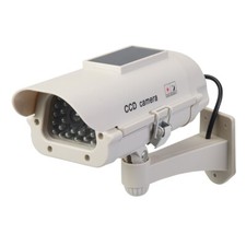 SOLAR-POWERED SOLAR-POWERED DUMMY CCTV CAMERA WITH LED 614458