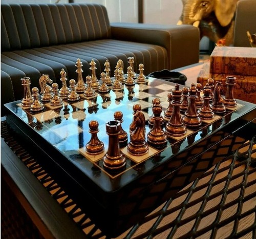 Luxury chess set with - chess, storage