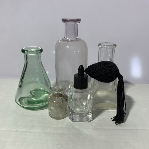 Glass bottles lot - glass,