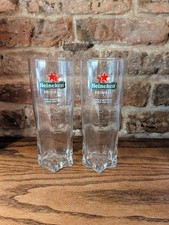 2 X Heineken Pint Glasses 2025