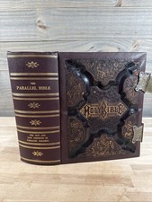 1886 HOLY BIBLE 2000 illustrations FAMILY BIBLE leather BEAUTIFUL antique