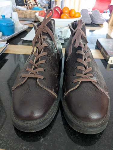 Top quality grained leather - top,