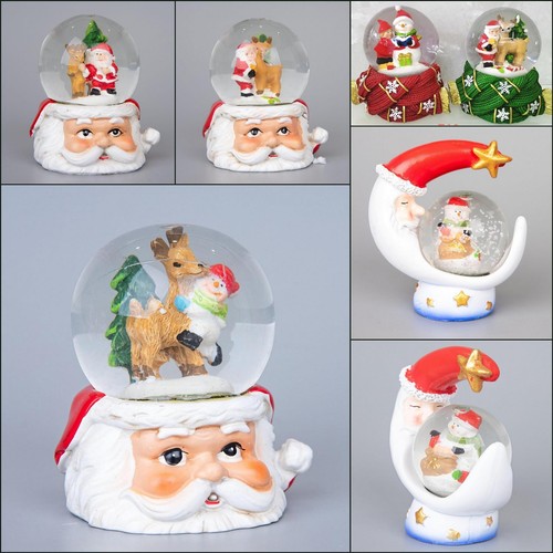 Christmas snow globes - christmas,