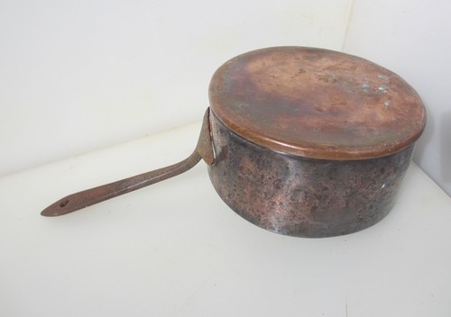 Antique copper sauce - sauce, pan