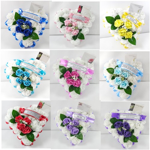 Artificial heart wreath - artificial,