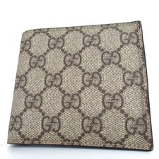 Authentic GUCCI 118379.478442 GG pattern wallet PVC [Used]
