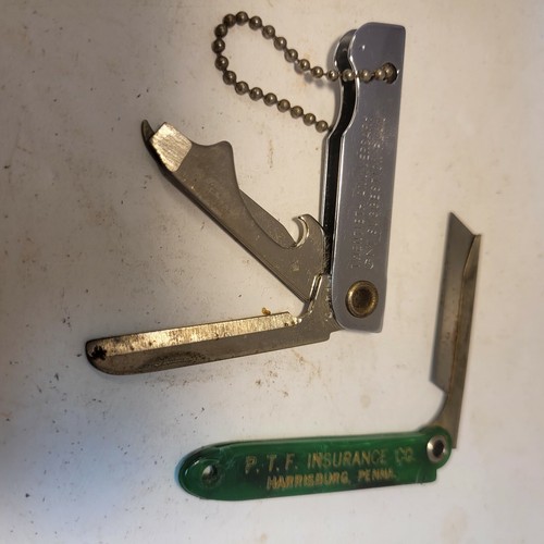 Vintage advertising pen knives - vintage,