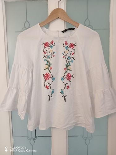 Zara women white floral - zara, women's