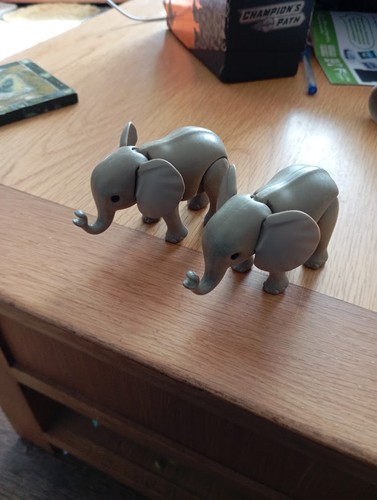 Playmobil pair elephants - playmobil,
