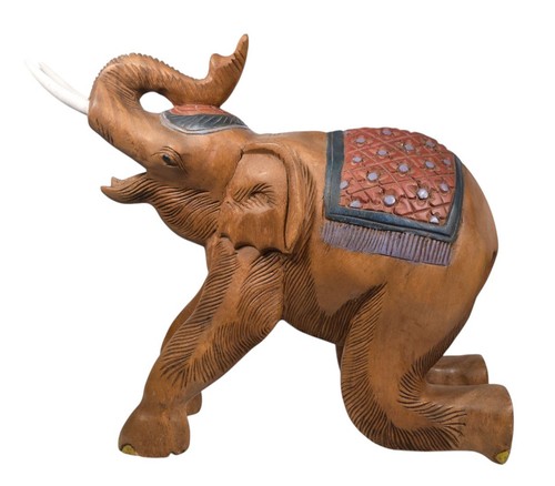 Large hand carved wooden - large,