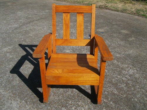 Oak rocking chair small - chair,