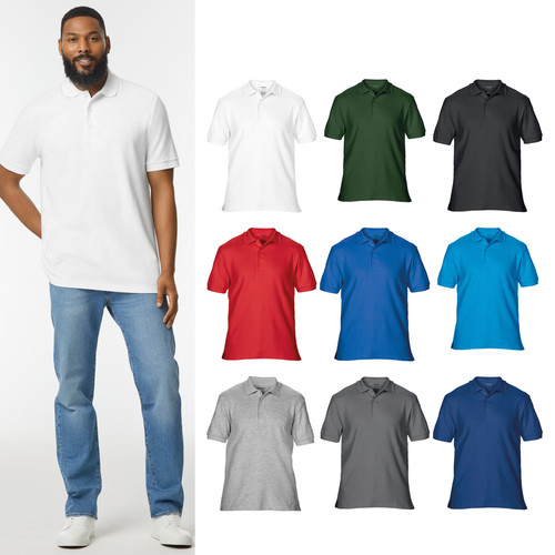 Men piqué polo shirt - piqué, t-shirt