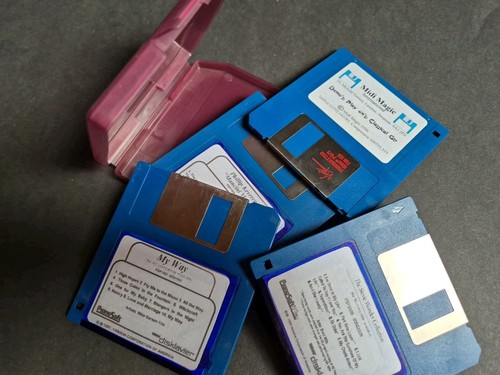 Midi song files floppy disks - midi,