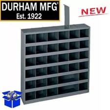 Metal 36 Hole Storage Bolt Bin Cabinet Compartment Nuts Bolts Fasteners Screws