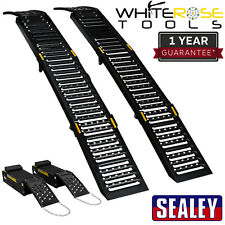 Sealey Folding Loading Ramps 500kg Capacity per Pair Steel Garage Vehicle